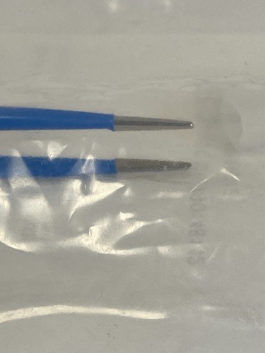 Jarit 285-188 Cushing Bayonet Bipolar Insulated Forceps 7.25" 184mm 0.8mm Tips - Picture 5 of 7