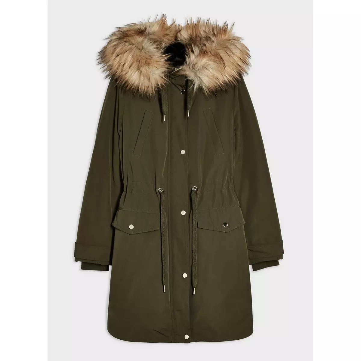 Khaki clearance green parka