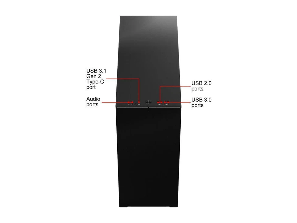 Fractal Design Define 7 XL Black Brushed Aluminum / Steel E-ATX Silent Modular F - Image 3 of 4