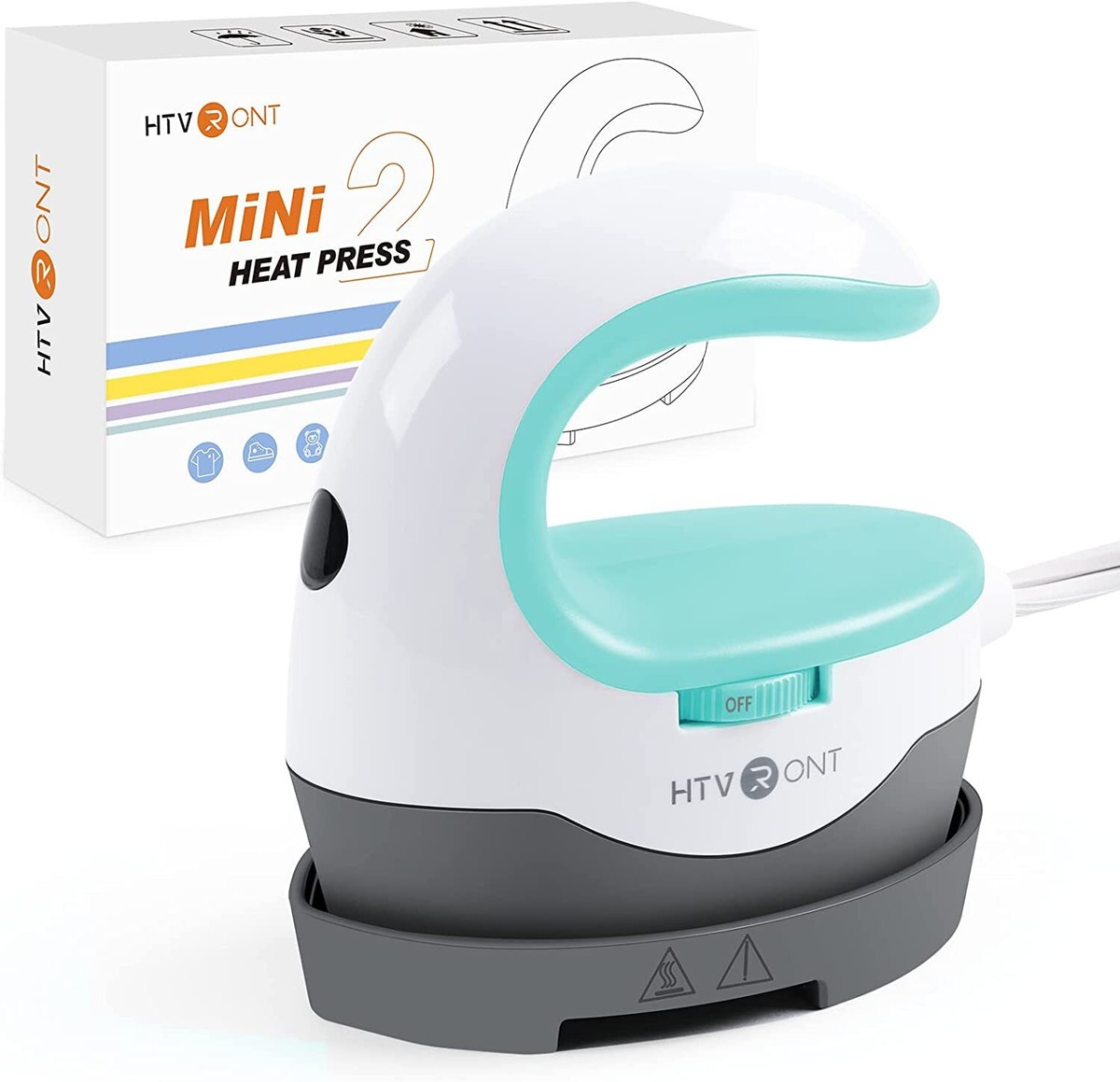 HTVRONT Mini Heat Press Machine Iron Transfer Sublimation T-Shirt Small  Portable 93573562136| eBay