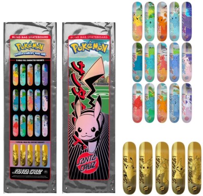 未開封 POKEMON SANTA CRUZ POKEMON BLIND 済み BAG