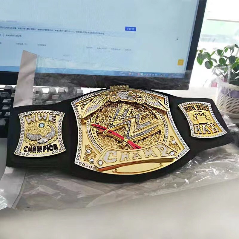WWE World Championship Wrestler Champion GoldBelt Replica Model Gift for teenage