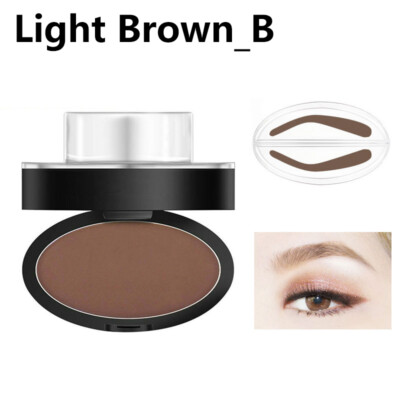 Augenbrauen Stempel,Wasserdichte Makeup Brow Stamp Brauenpuder Kit Brauenformung