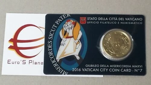Pièces de 50 euro cent du Vatican année 2016