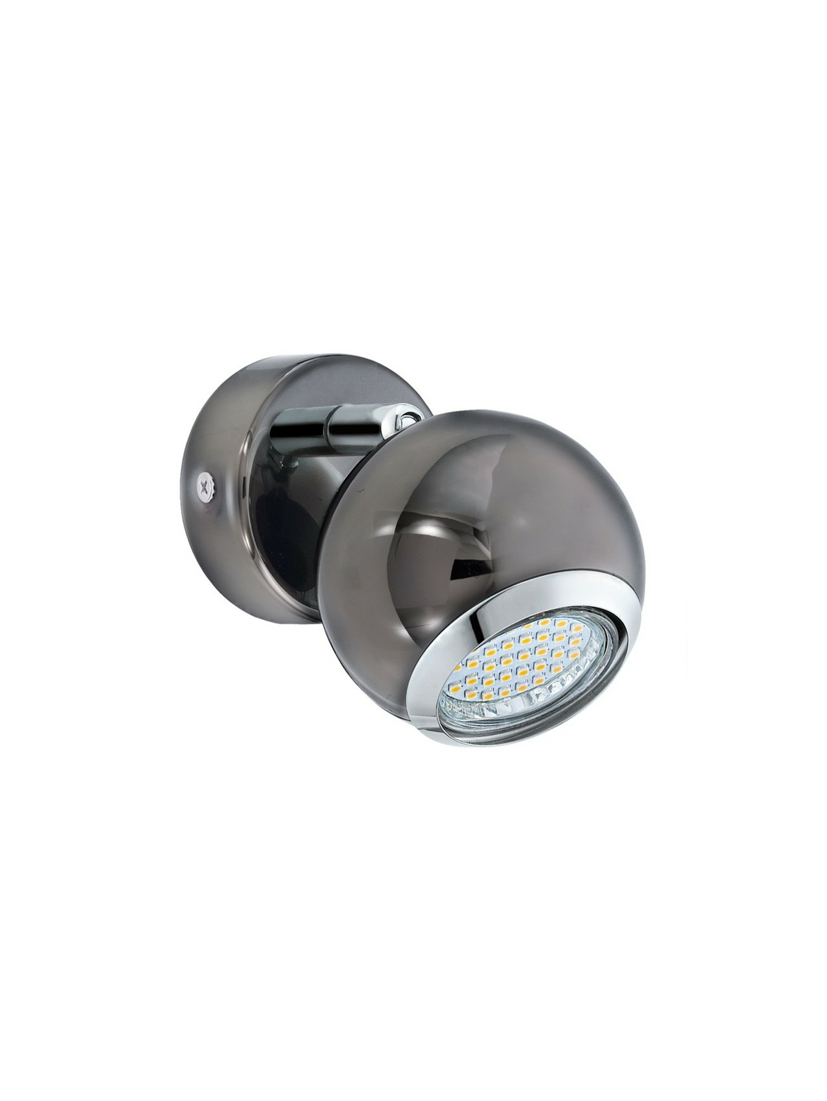 Applique spot a led 3w moderno nickel nero coll. GL1471