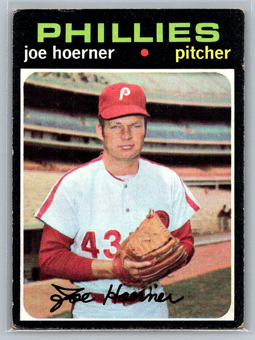 1971 Topps #166 Joe Hoerner Philadelphia Phillies Baseball Card