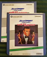 James Bond NEVER SAY NEVER AGAIN CED Videodisc Set