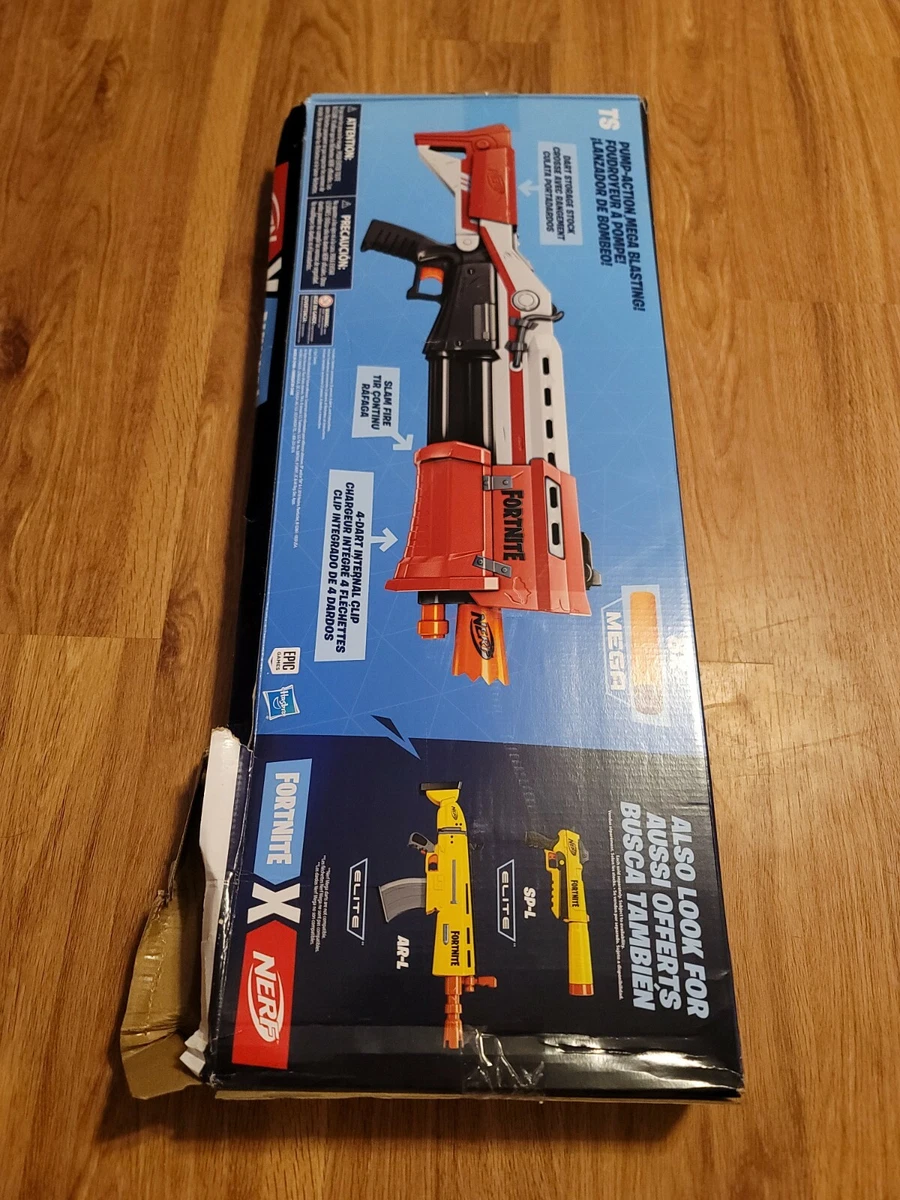 NERF Fortnite Ts Blaster - Pump Action Dart Blaster, 8