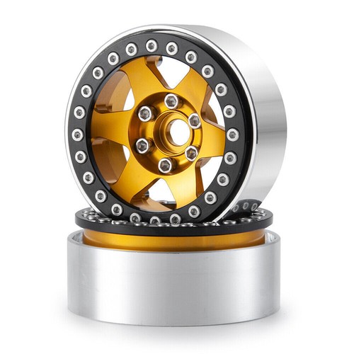 FLYXM 4pc 1.9" Beadlock Wheels Rims for RC 1:10 Axial SCX10 CC01 D90 TRX4 Tamiya - Picture 21 of 27