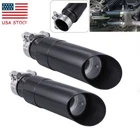 2PCS Shorty GP Exhaust Slip On For Indian Scout Sixty Rogue Bobber 2015-2025 US
