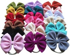Baby Girl Headbands  Bows Newborn Photographic Accessories 18PCS Elastic