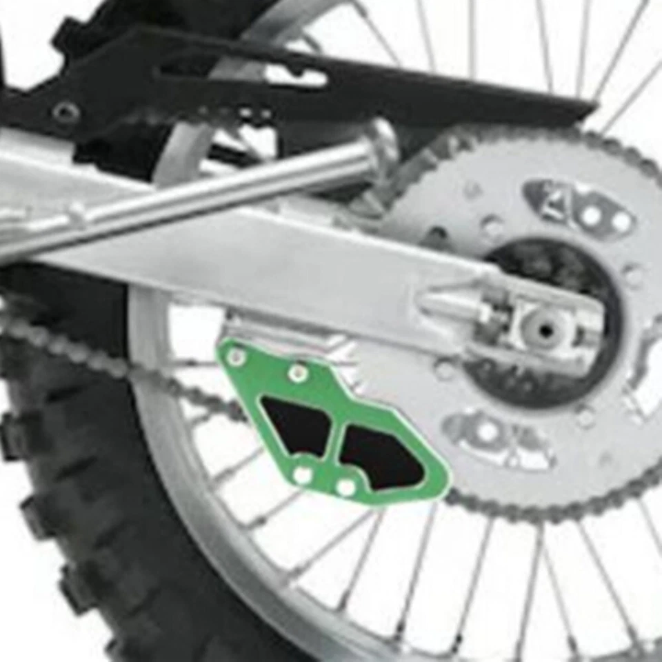 Juego de protector de cadena de plata grabado 3D para KAWASAKI KLX 125 150 140 Foto 3 de 4