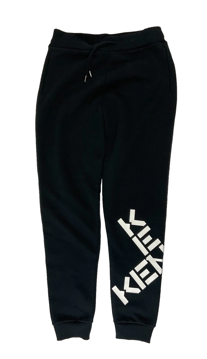 Kenzo Sport X Logo track pants joggers men s black small NEW H8 eBay