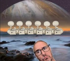 Vintage Style Strat -Tele Chrome TUNERS, Tuning Pegs Machine Heads Rock on!! Win