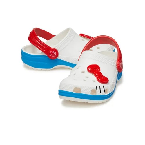 Crocs Hello Kitty IAM Classic 209469-100 Clog Toddler 4 White Casual Shoe QLW292 - Picture 12 of 14