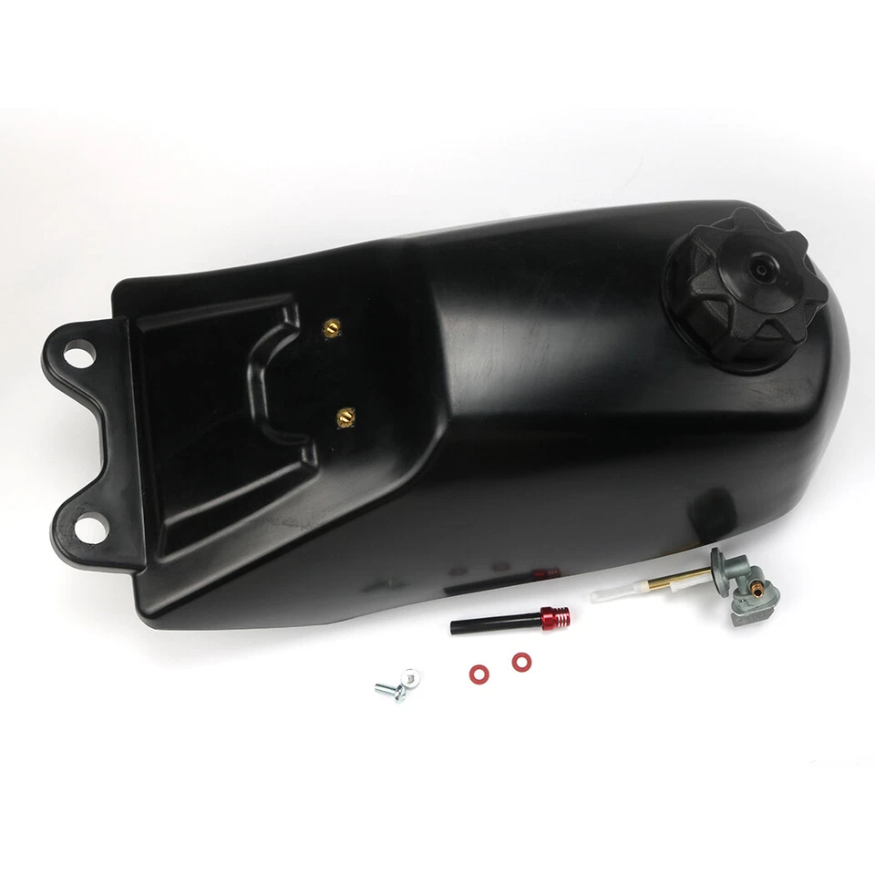 Se adapta a Yamaha Big Wheel 200 BW 200 1985-1988 tanque de combustible de gasolina negro y tapa de gasolina Foto 2 de 4