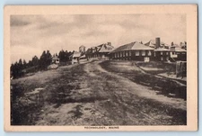 c1940 Technology Maine Vintage Postcard Field Trees Exterior Building Unposted