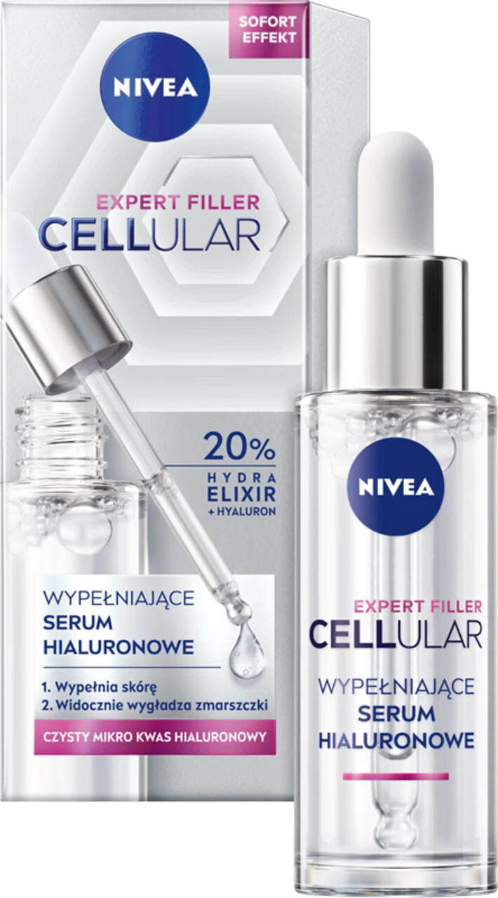 Nivea Cellular Expert Hyaluronic Filler Serum Anti Wrinkle Pure Hyaluronic Acid