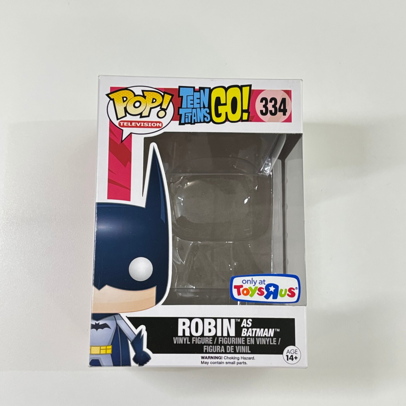 Funko Pop! Teen Titans Go! Robin As Batman #334 Caja De Repuesto Solo Sin Figura