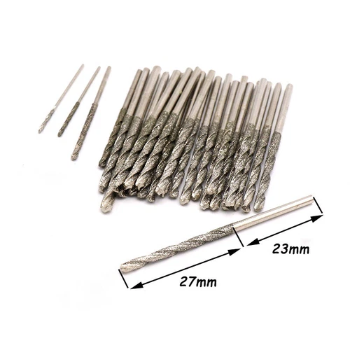 Diamantbeschichteter Spiralbohrer mit Spitze für Glas Schmuck Stein Fliese USA - Bild 3 von 40