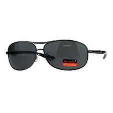 Xloop Sunglasses Mens Fashion Oval Spring Hinge Frame UV 400