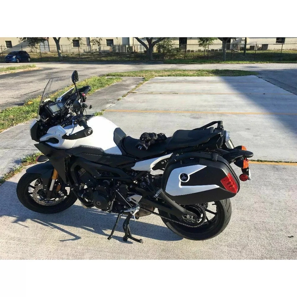 For Can-Am Spyder Roadster RS ST Motorcycle Hard Saddlebags w/Lights 28L - Image 4 of 4