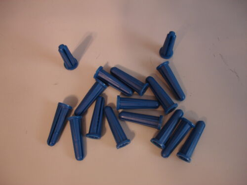 6-8 x 7/8" BLUE PLASTIC WALL ANCHORS (1000)PC Free Shipping - 第 1/1 張圖片