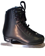 Riedell Kids Starter Ice Skates..Black..Size 4.."Emerald Model"