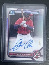 2022 1st Bowman Draft Chrome Draft Refractor Auto Nacho Alvarez Jr. Nacho /499