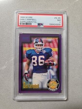 Dan Campbell 1999 Score Supplemental Rookie Card RC #S-45 PSA 7. rookie card picture