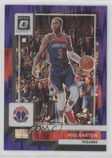 2022-23 Panini Donruss Optic Purple Shock Prizm Will Barton #166 11ds