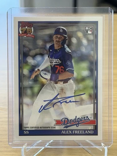 2026 Topps Series 1 Alex Freeland 1991 Topps Baseball Autographs (RAW)