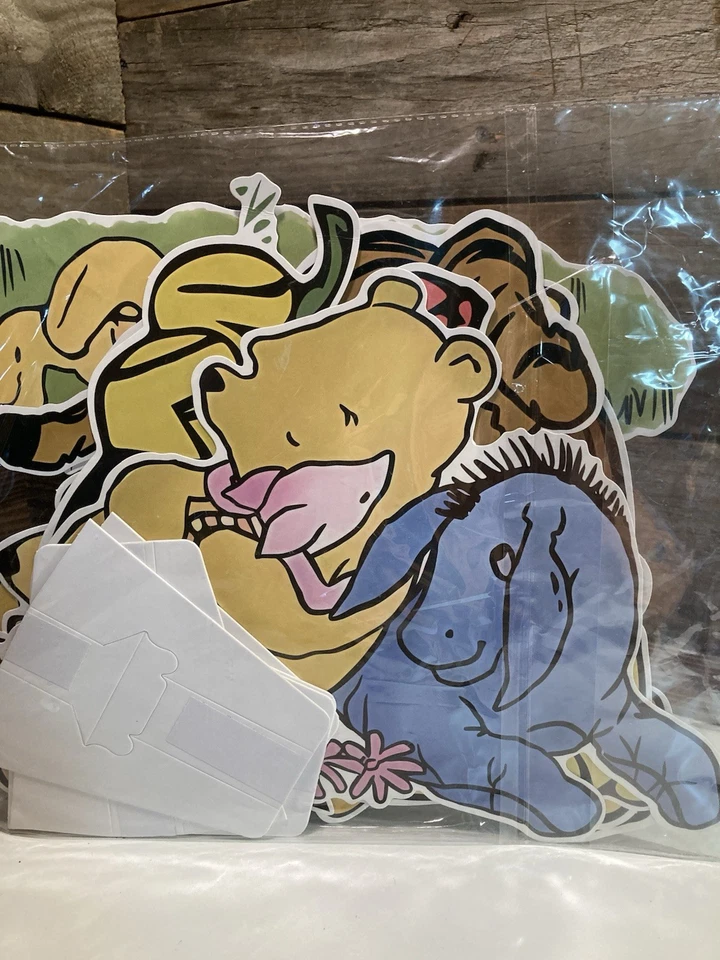 6 pc Winnie The Pooh Table Stand Up Decor Party Theme decoration supplies. - Image 3 of 3
