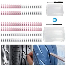 40/80 PCS Spiral Tire Screw Patch Kit for Tubeless Car Motorcycle Truck Repairs