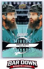 2020-21 Upper Deck MVP #MM-3 Brent Burns Mirror Mirror