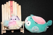 New 2 " Inch Squishville by Squishmallows - "Elda the Ostrich" in Carriage