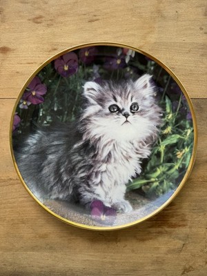 ''Purrfection'' by Nancy Matthews a Franklin Mint Cat 8'' Collector Plate