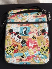 Disney Parks Cross Body Padded Bag Collage Design - D tech iPad Case