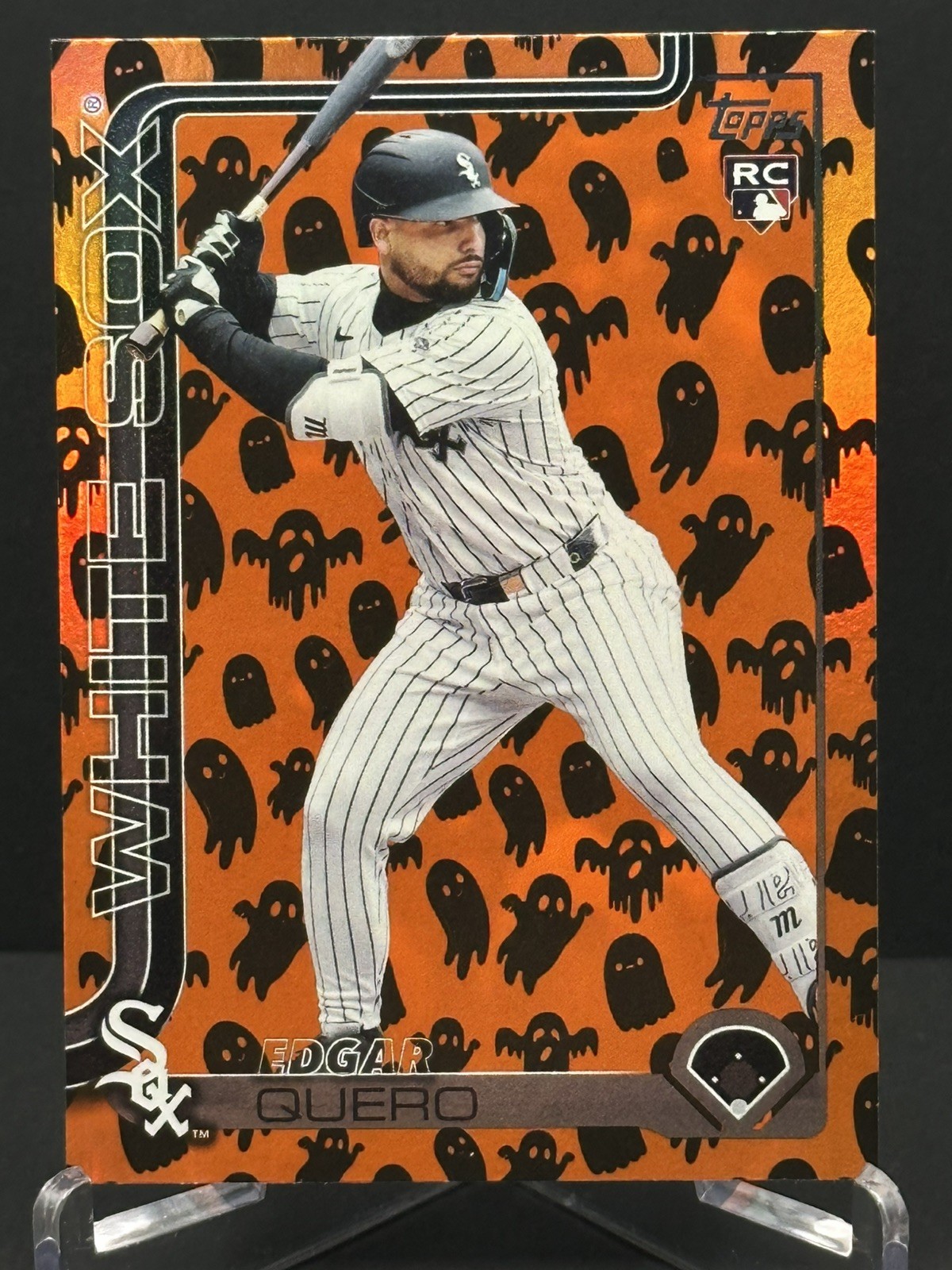 Edgar Quero 2025 Topps Update Rookie Ghosts variant  Foil SP White Sox RC #US145