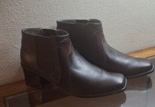 Jennifer Gucci Vintage Leather And Suede Womens Boots Size 9 1/2
