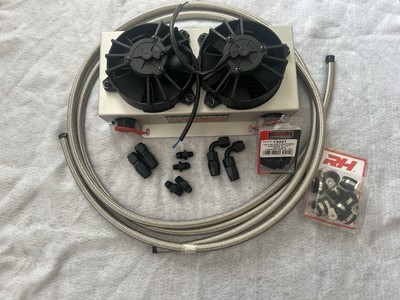 DERALE 13740 Powerglide TRANSMISSION  COOLER KIT W/6 AN FITTINGS,HOSE& THERMO