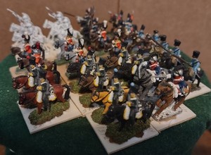 12mm Napoleonic Mixed Painted Cavalry (7) Kallistra?