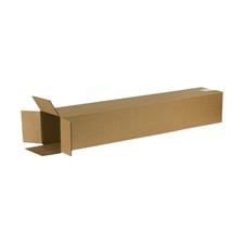 Moving Boxes Long 6"L X 6"W X 38"H 25-Pack Tall Corrugated Cardboard Box for S