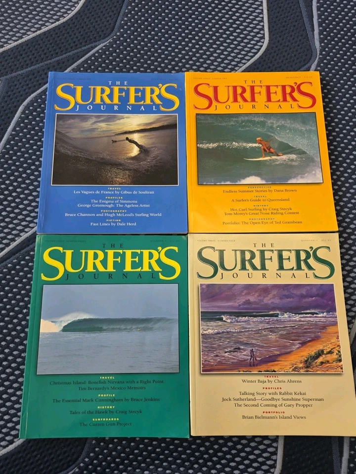 The Surfers Journal 1994 Volume 3 Complete Set of 4 Magazines, out of print - Image 3 of 4
