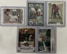2012 Washington Redskins Robert Griffin III 5 Different Rookie cards Leaf Topps.