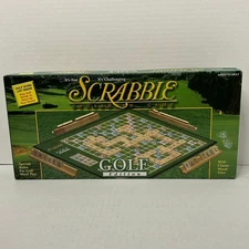 Scrabble Golf Edition Crossword Game USAopoly 2000 Complete