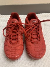 Nike OG Air Max Plus Triple Red TN Shoes Size 4 Youth Size 5.5 Womens CQ9748-600