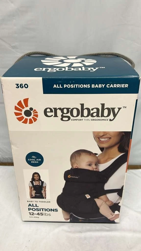ERGOBABY ALL POSITIONS BABY CARRIER (ONXY BLACK)