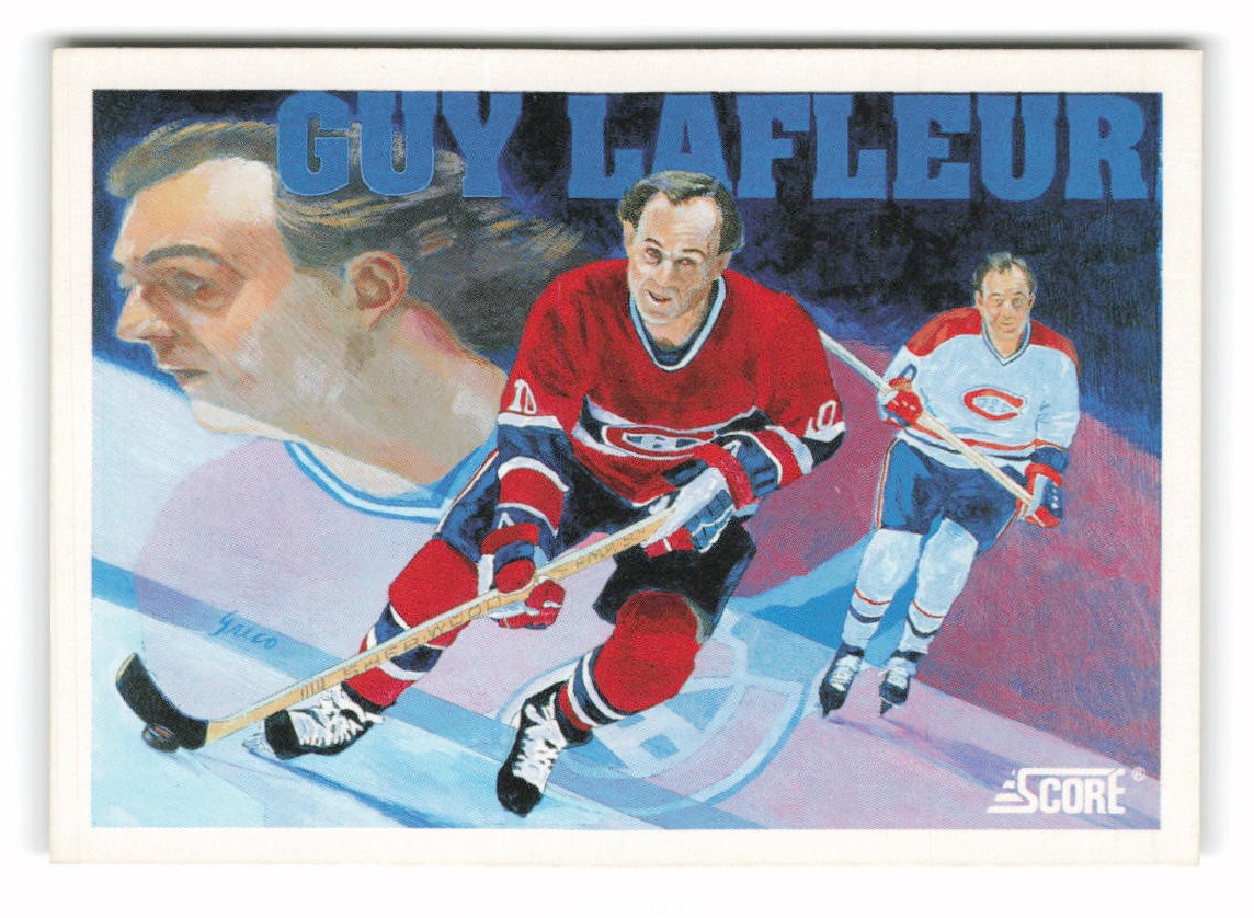 1991-92 Score Canadian Bilingual Guy Lafleur #291 Montreal Canadiens