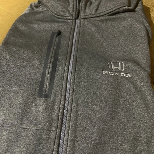 Honda Dealership Shirt North Face Fleece Mens 2XL Full Zip Pockets Free 🎁 Flaw image 3